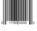 Barcode Image for UPC code 011768000089