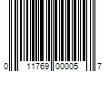 Barcode Image for UPC code 011769000057