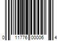 Barcode Image for UPC code 011776000064