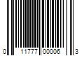 Barcode Image for UPC code 011777000063