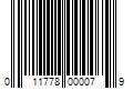 Barcode Image for UPC code 011778000079