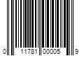 Barcode Image for UPC code 011781000059