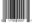 Barcode Image for UPC code 011783000071