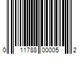 Barcode Image for UPC code 011788000052