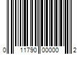 Barcode Image for UPC code 011790000002