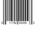 Barcode Image for UPC code 011792000093