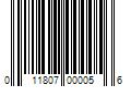 Barcode Image for UPC code 011807000056