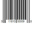 Barcode Image for UPC code 011810000098