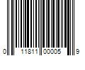 Barcode Image for UPC code 011811000059