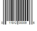 Barcode Image for UPC code 011812000096