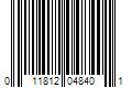 Barcode Image for UPC code 011812048401