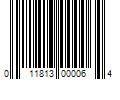 Barcode Image for UPC code 011813000064