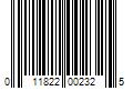 Barcode Image for UPC code 011822002325