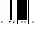 Barcode Image for UPC code 011822129909