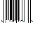 Barcode Image for UPC code 011822230919