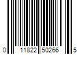 Barcode Image for UPC code 011822502665