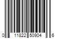 Barcode Image for UPC code 011822509046