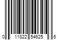 Barcode Image for UPC code 011822546256