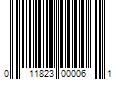 Barcode Image for UPC code 011823000061