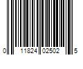 Barcode Image for UPC code 011824025025