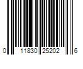 Barcode Image for UPC code 011830252026