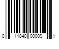 Barcode Image for UPC code 011848000091