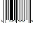 Barcode Image for UPC code 011853000055