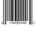 Barcode Image for UPC code 011853000062