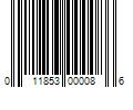 Barcode Image for UPC code 011853000086