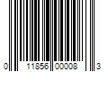 Barcode Image for UPC code 011856000083