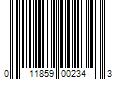 Barcode Image for UPC code 011859002343