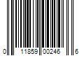 Barcode Image for UPC code 011859002466