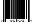 Barcode Image for UPC code 011860000055