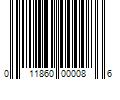 Barcode Image for UPC code 011860000086