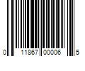 Barcode Image for UPC code 011867000065