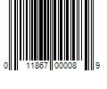 Barcode Image for UPC code 011867000089