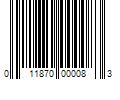 Barcode Image for UPC code 011870000083