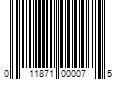 Barcode Image for UPC code 011871000075