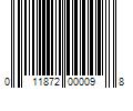 Barcode Image for UPC code 011872000098