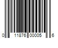 Barcode Image for UPC code 011876000056