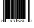 Barcode Image for UPC code 011876000063