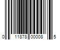 Barcode Image for UPC code 011878000085