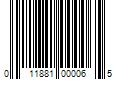 Barcode Image for UPC code 011881000065