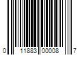 Barcode Image for UPC code 011883000087