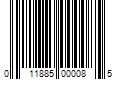 Barcode Image for UPC code 011885000085