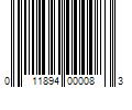 Barcode Image for UPC code 011894000083