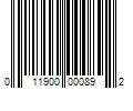 Barcode Image for UPC code 011900000892