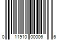 Barcode Image for UPC code 011910000066