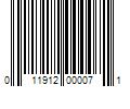 Barcode Image for UPC code 011912000071