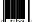 Barcode Image for UPC code 011917000083